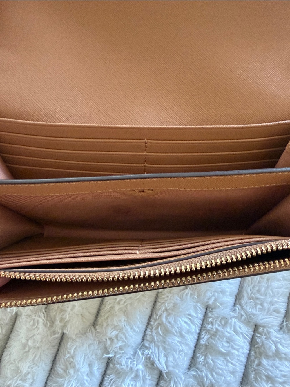 Tory Burch Camel Tan Chain Strap Crossbody Bag - Picture 3 of 4